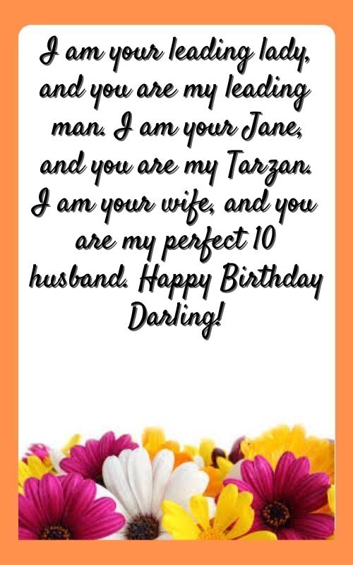 happy birthday wishes for husband in english